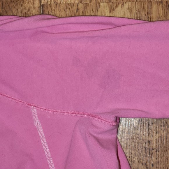 PINK VICTORIA'S SECRET Quarter 1/4 Zip Pink Sweatshirt - Small - Picture 6 of 6